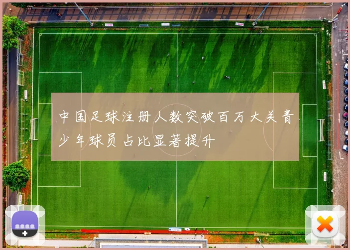 中国足球注册人数突破百万大关青少年球员占比显著提升